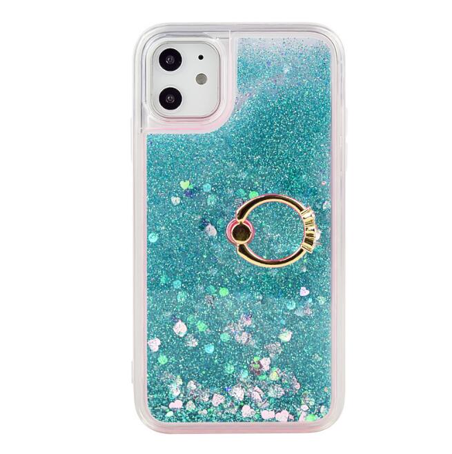Liquid Quicksand Phone Case Ring Kickstand Soft TPU Case