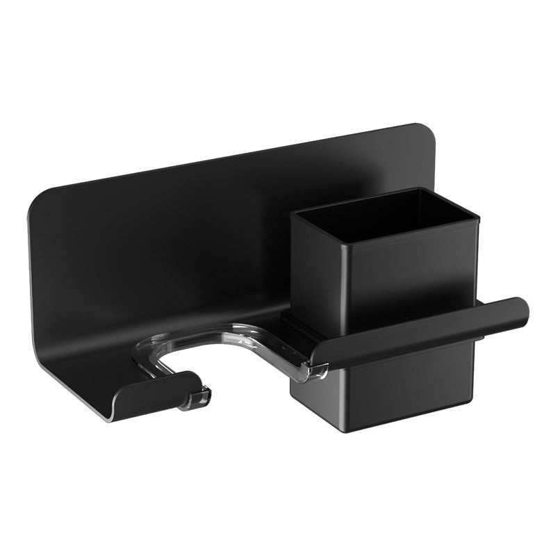 Hair Dryer Rack Punch Free Bathroom Hair Dryer Bracket Toilet Wall Mounted Air Dryer Stand