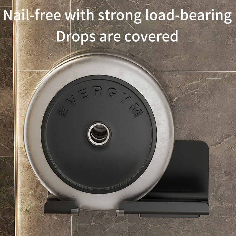 Hair Dryer Rack Punch Free Bathroom Hair Dryer Bracket Toilet Wall Mounted Air Dryer Stand